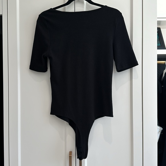 7 for all Mankind ribbed, contour bodysuit, preloved, like new, size large - Picture 3 of 3